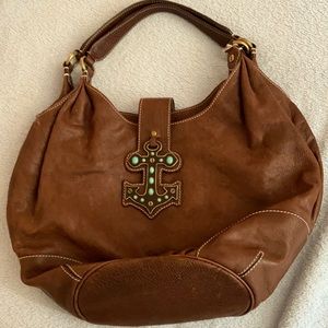 Moschino -leather hobo bag- excellent condition!